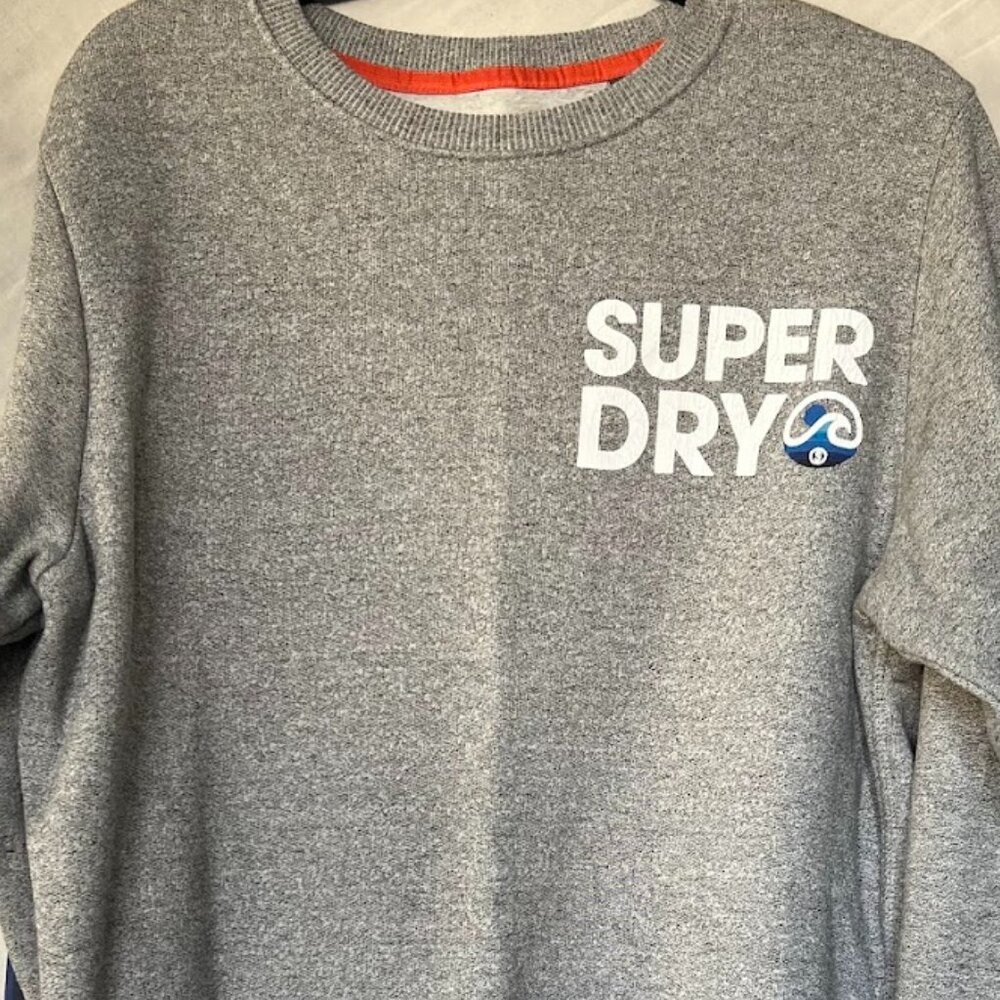 Superdry Surf Co. Crew Sweatshirt Long Sleeve Size L